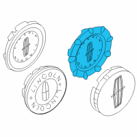 OEM Lincoln MKZ Center Cap Diagram - 9H6Z-1130-B