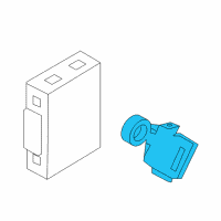 OEM 2010 Pontiac G3 Theft Deterrent Module Assembly Diagram - 95983552