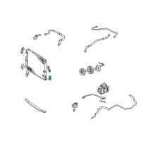 OEM 1998 Toyota Land Cruiser AC Line Diagram - 88716-6A850