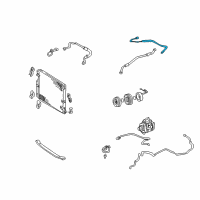 OEM 2001 Toyota Land Cruiser Suction Pipe Diagram - 88717-6A150