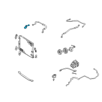 OEM Toyota Land Cruiser AC Line Diagram - 88726-60421