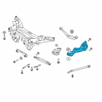 OEM 2017 Nissan Rogue Sport Arm Rear Suspension LH Diagram - 55502-4CA1D