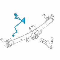 OEM 2017 Ford Police Interceptor Utility Wire Harness Diagram - BB5Z-15A416-A