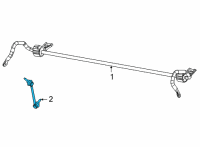 OEM 2022 Jeep Grand Wagoneer STABILIZER BAR Diagram - 68423547AB