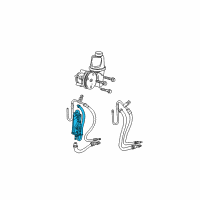 OEM 2005 Dodge Dakota Cooler-Power Steering Diagram - 52029268AC