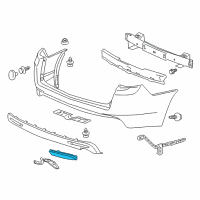 OEM 2010 Honda Insight Reflector Assy., L. RR. Diagram - 33555-SLJ-013