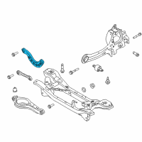 OEM 2016 Ford Focus Upper Control Arm Diagram - AV6Z-5500-B