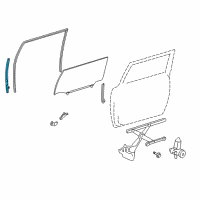 OEM 2008 Toyota FJ Cruiser Guide Channel Diagram - 67402-35070