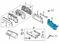 OEM 2021 Hyundai Elantra Control Assembly-Heater Diagram - 97250-AA410-LS5