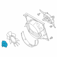 OEM 2019 Ford F-350 Super Duty Fan Clutch Diagram - HC3Z-8A616-A