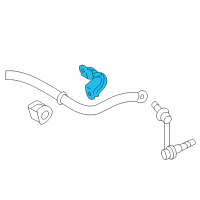 OEM 2007 Lexus IS350 Bracket, STABILIZER Diagram - 48824-30140