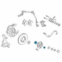 OEM 2001 Toyota Tacoma Bearing Kit Diagram - 04421-35020