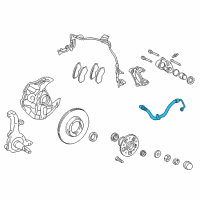 OEM 1999 Toyota Tacoma Brake Hose Diagram - 90947-02B39