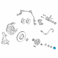 OEM 1984 Toyota Pickup Grease Cap Diagram - 43514-35010-86