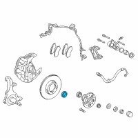 OEM 1998 Toyota T100 Front Hub Seal Diagram - 90311-50005