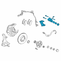 OEM 2004 Toyota Tacoma Caliper Diagram - 47750-04030