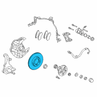 OEM 1995 Toyota Tacoma Rotor Diagram - 43512-35290