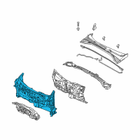 OEM 2020 Hyundai Elantra GT Panel Complete-Dash Diagram - 64300-G3000