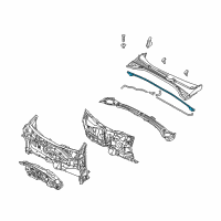 OEM 2020 Hyundai Elantra GT Weatherstrip-Hood Diagram - 86430-G3000