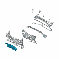 OEM 2018 Hyundai Elantra GT Insulator-Dash Panel Diagram - 84124-G3010