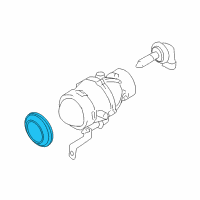 OEM Cap-Front Bumper Fog Lamp, RH Diagram - 86552-39520