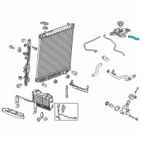 OEM 2022 Chevrolet Colorado Heater Hose Diagram - 23125835