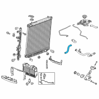 OEM 2016 GMC Canyon Lower Hose Diagram - 23125841