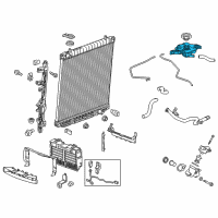 OEM 2021 Chevrolet Colorado Reservoir Tank Diagram - 84388367