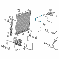 OEM Chevrolet Overflow Hose Diagram - 84400325