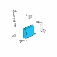 OEM Honda Element Control Module, Engine Diagram - 37820-PZD-407