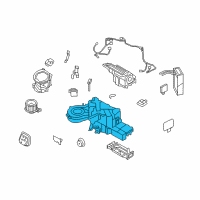 OEM 2009 Ford Expedition Evaporator Assembly Diagram - AL1Z-19850-L