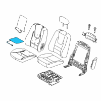 OEM 2011 Ford Fusion Seat Heater Diagram - AE5Z-14D696-D