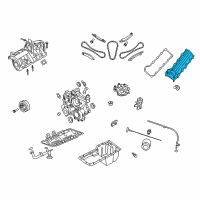 OEM Jeep Commander Cover-Cylinder Head Diagram - 53021828AA