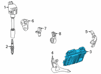 OEM 2022 Toyota Venza ECM Diagram - 89661-4D150