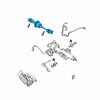 OEM Pontiac Intermed Shaft Diagram - 20821325