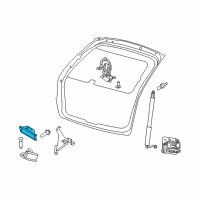 OEM 2007 Ford Edge Handle, Outside Diagram - 7A1Z-13508-APTM