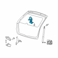 OEM 2011 Lincoln MKX Latch Diagram - 7A1Z-7843150-A