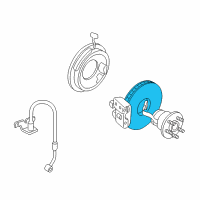 OEM 2003 Chevrolet Corvette Rotor Diagram - 10445858