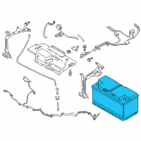 OEM 2018 BMW 530i xDrive Original Bmw Agm-Battery Diagram - 61-21-9-364-597