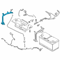 OEM 2017 BMW X5 Safety Bar, Battery Diagram - 61-21-7-629-616