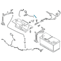 OEM 2014 BMW X5 Negative Battery Cable Diagram - 61-21-6-819-309