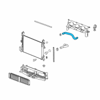 OEM 2022 Chevrolet Bolt EV Upper Hose Diagram - 42750961