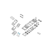 OEM 2009 Nissan Quest Bulb Diagram - 26435-5Z000