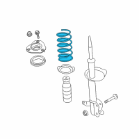 OEM 2019 Nissan Maxima Spring-Front Diagram - 54010-4RA1A