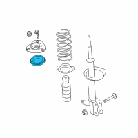 OEM 2013 Nissan Maxima Bearing-Strut Mounting Diagram - 54325-3TA0A