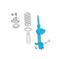 OEM 2020 Nissan Maxima Strut Kit-Front Suspension, RH Diagram - E4302-4RA3B