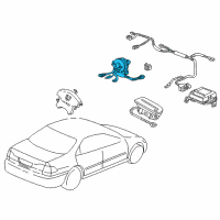 OEM 2002 Honda Accord Reel Assembly, Cable (Sumitomo) Diagram - 77900-S84-A41