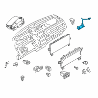 OEM Lincoln Navigator Courtesy Lamp Diagram - JL7Z-14A318-B