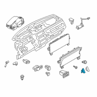 OEM Lincoln Hazard Switch Diagram - JL7Z-13350-AA