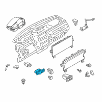 OEM 2021 Lincoln Navigator Headlamp Switch Diagram - JL7Z-11654-BA